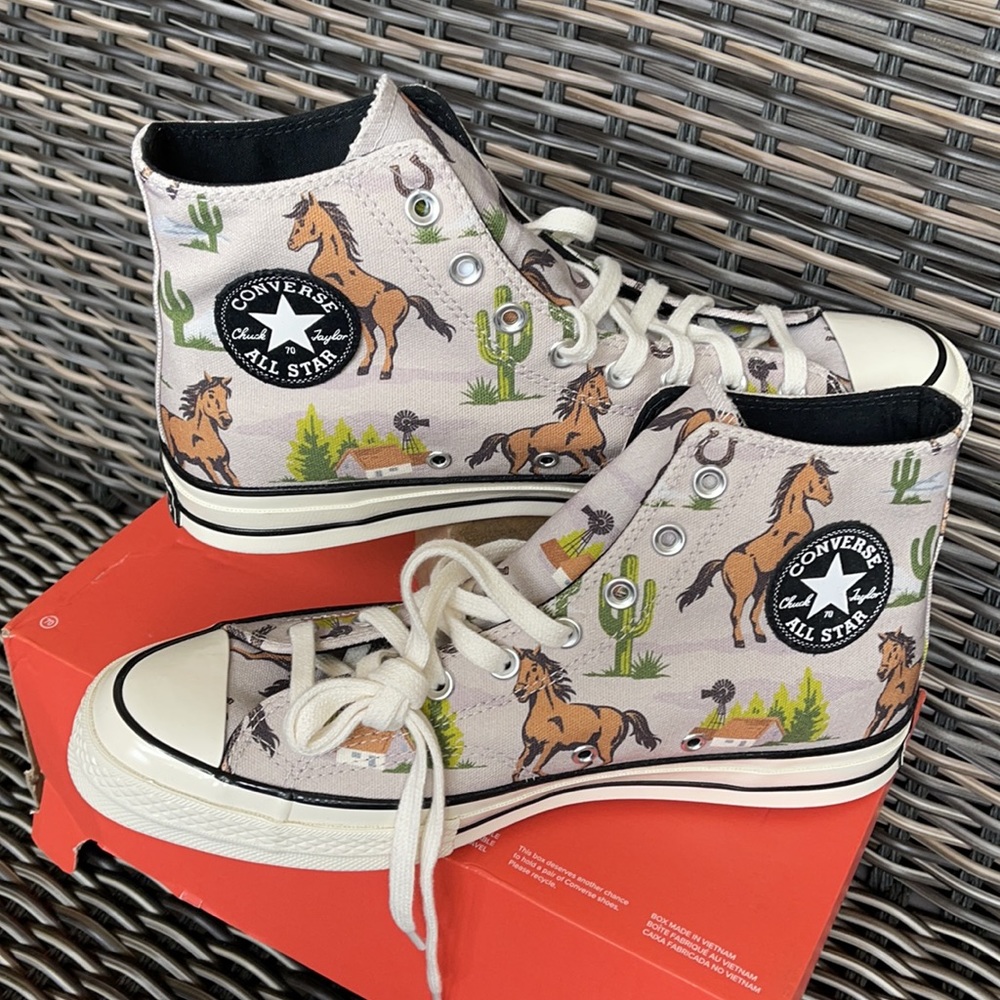 Converse Chuck Taylor 70 All Star Hi String/ Egret MEN`S Twisted Resort-Old West - Picture 11 of 16